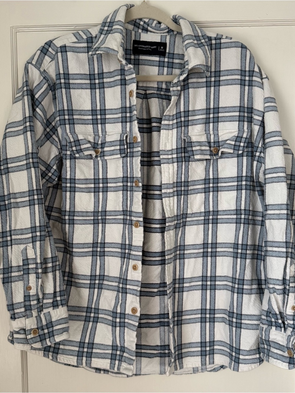 Abercrombie & Fitch 90s Oversized Shirt Flannel